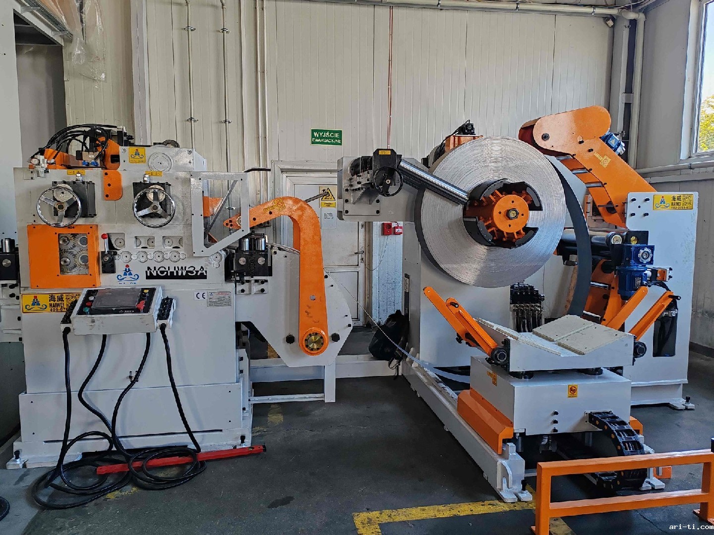 6.0mm高强板开卷整平冲压送料线